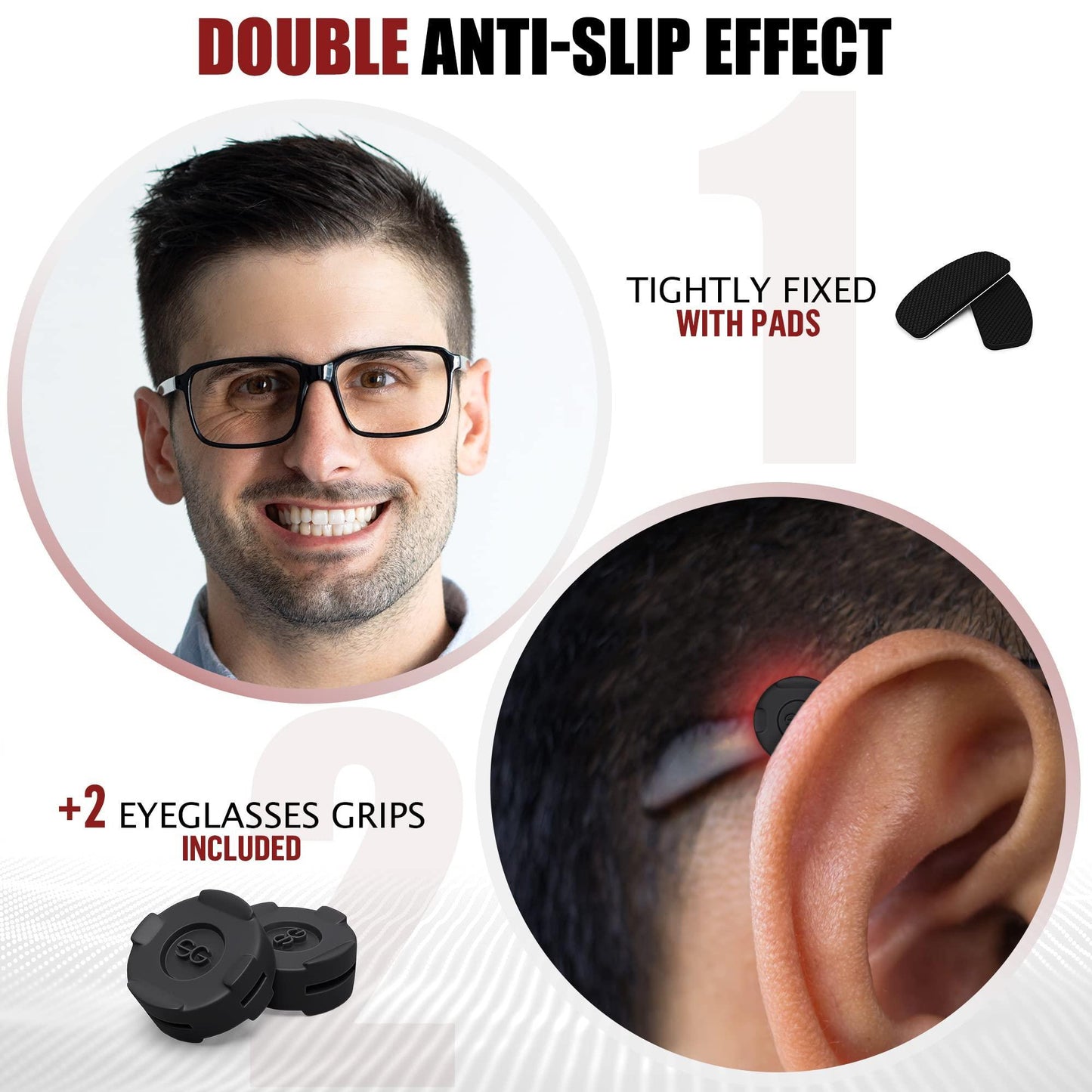 Eyeglass Nose Pads Anti Slip   Glasses Nose Grip Non Slip 1 mm