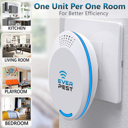 Ultrasonic Pest Repeller Control (2 Pack) Plug in Flea Rat Roach