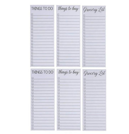 Premium Paper to Do List and Shopping List Set