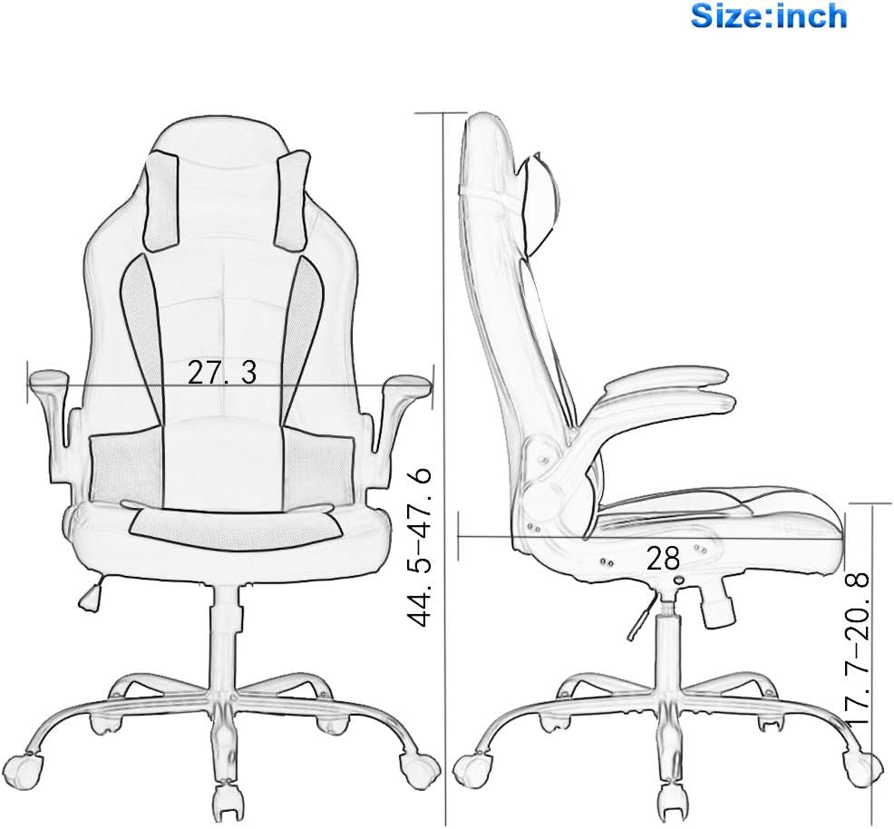 PC Gaming Chair Ergonomic Office Chair Desk Chair with Lumbar Support