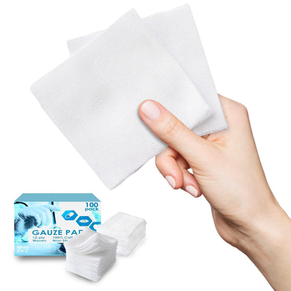 Non Sterile Gauze Pads 2x2 Inches Pack of 100 Disposable Non Adhesive
