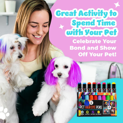 Dog Hair Dye  12 Color Dog Safe Hair Dye  Dog Dye Non Toxic &