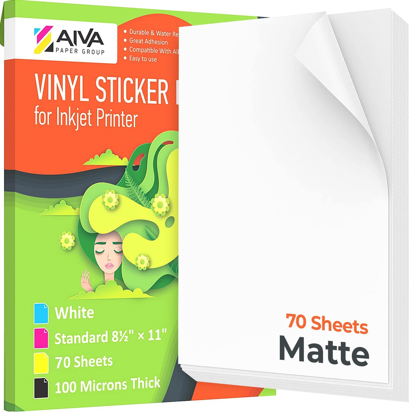 Printable Vinyl Sticker Paper   Waterproof Decal Paper for Inkjet