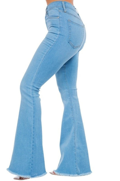 Bell Bottom Jean in Light Wash- Inseam 34