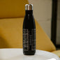 Chimayó - New Mexico Map Insulated Bottle in Matte Black
