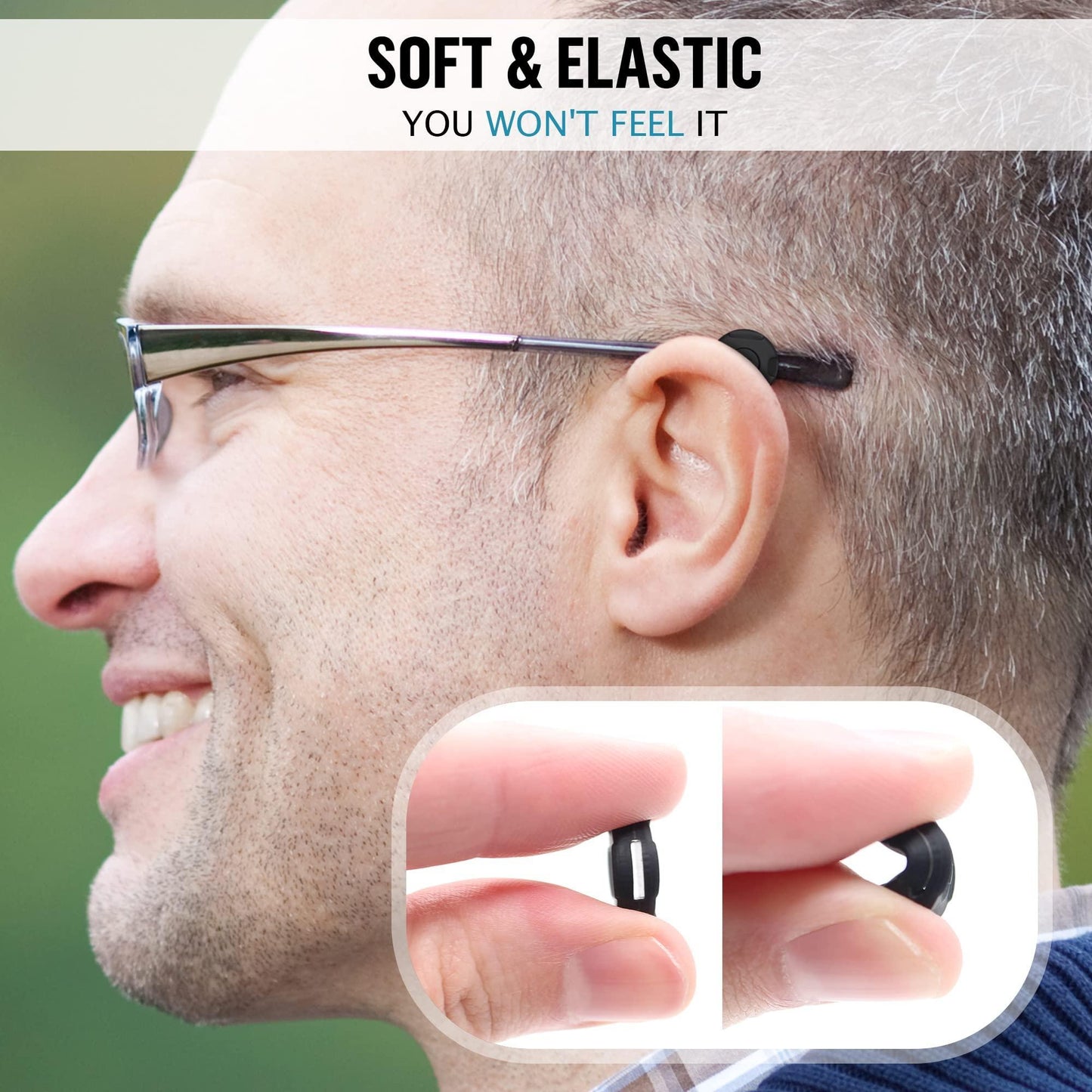 Eyeglass Ear Grips   Glasses Ear Cushion   Silicone Glasses Ear Grip