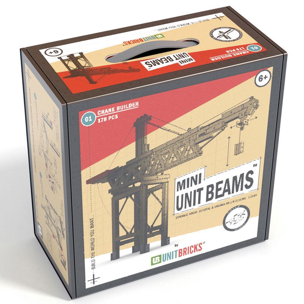 UNIT BRICKS Mini Unit Beams Cranes Builder Set for age 6+
