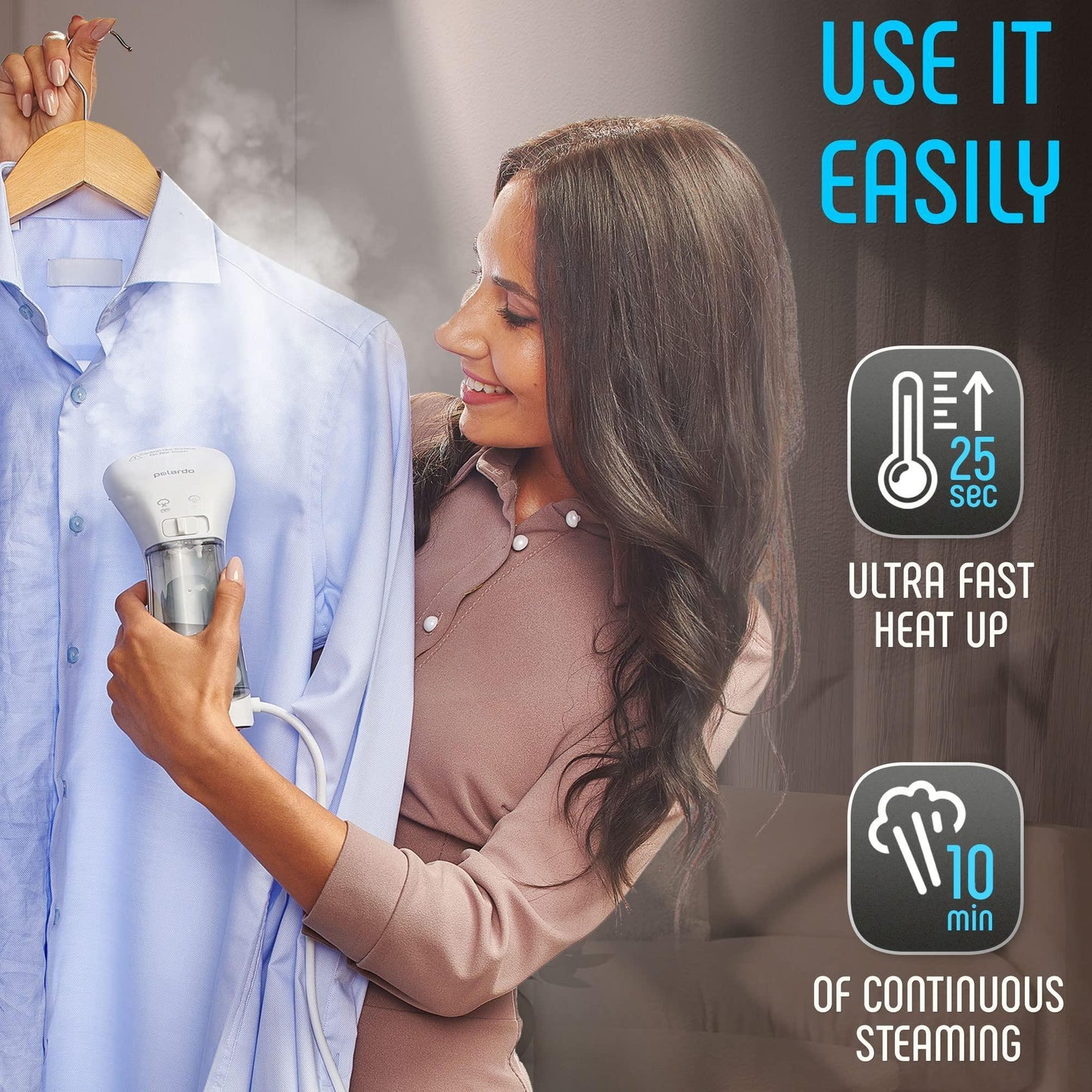 Clothing Steamer Travel Size Vacation Essentials HandHeld Portable