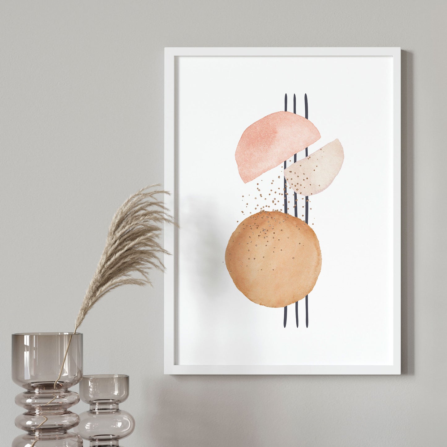Watercolor Patel Print