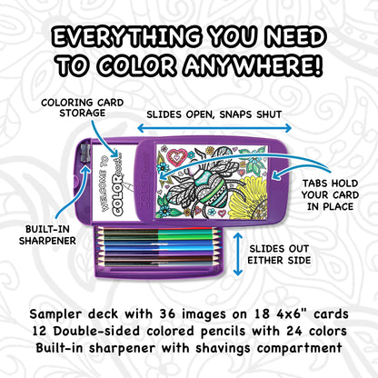 COLORpockit Complete Portable Coloring Kit