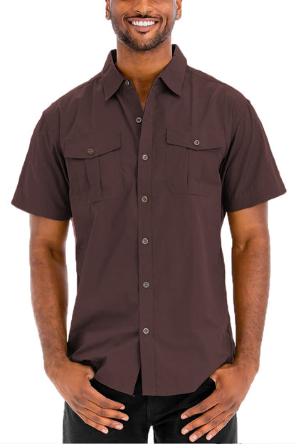 TWO POCKET BUTTON DOWN SHIRT M3555