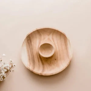 QToys Australia (USA) Round natural activity tray