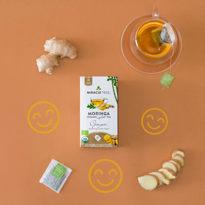 Miracle Tree's Organic Moringa Tea, Ginger