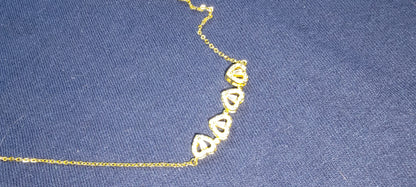 LuckyClover- Four Leaf Heart Shape Necklace