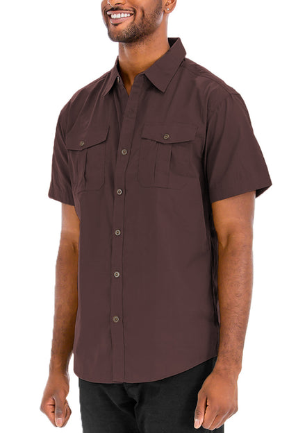 TWO POCKET BUTTON DOWN SHIRT M3555