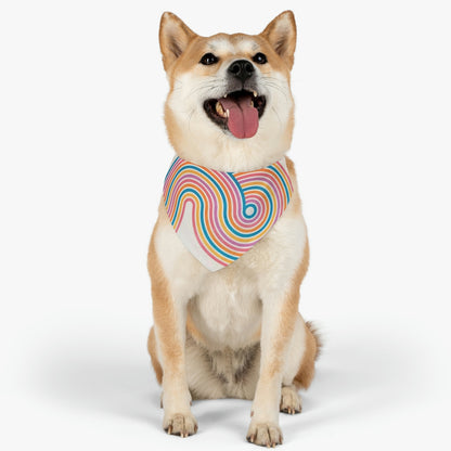 FAST SELLER Pet Bandana Collar - Retro Swirl