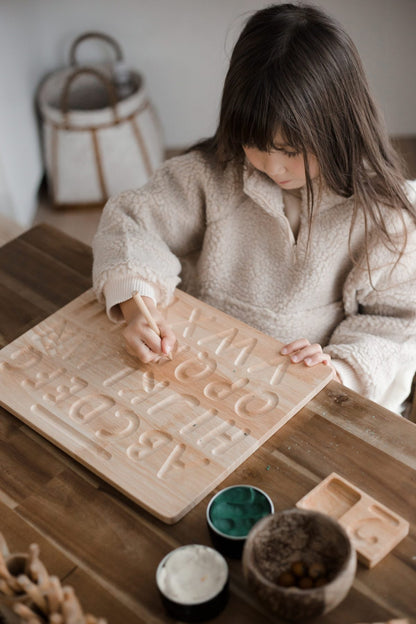 QToys Australia Capital letter lacing board