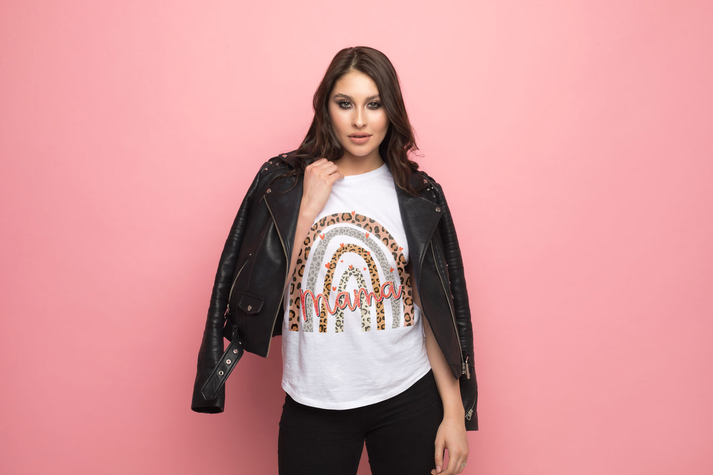 Mama Rainbow T shirt