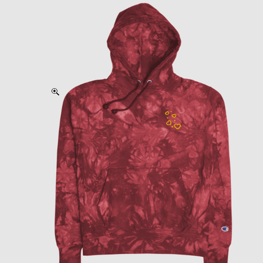 Unisex Champion Tie-Dye Hoodie 82% cotton