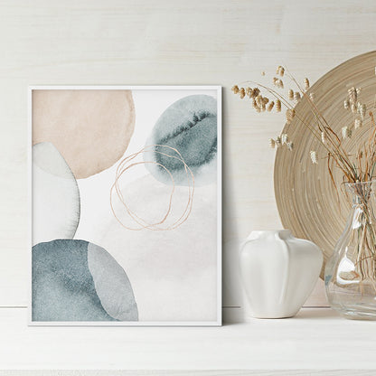 Abstract watercolor print
