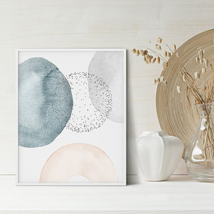 Abstract watercolor Art Print