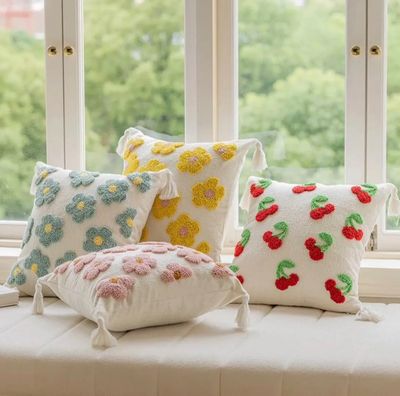 Spring Throw Pillow Cover