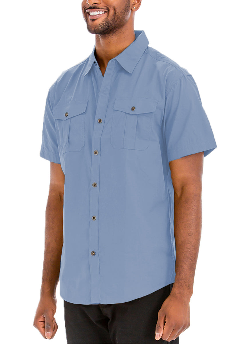 TWO POCKET BUTTON DOWN SHIRT M3555