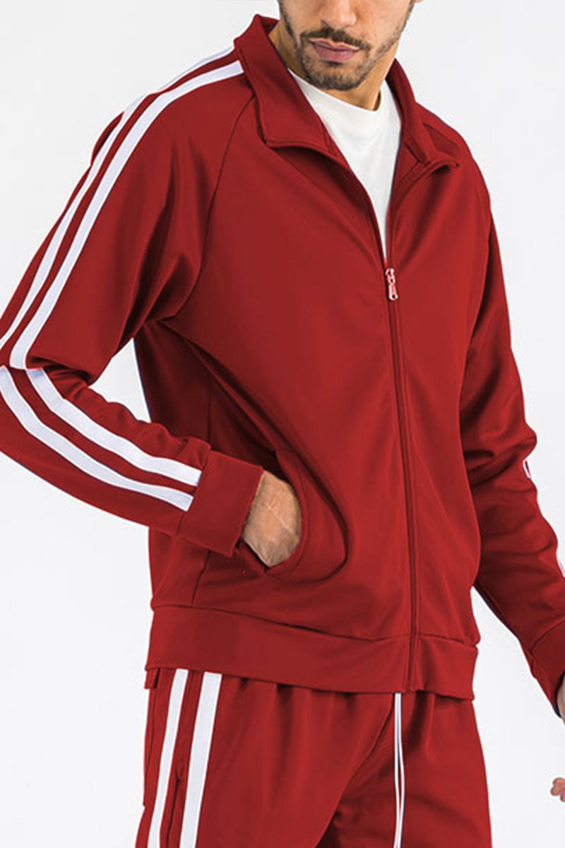 Two Stripe Zip Up Track Jacket TJ700