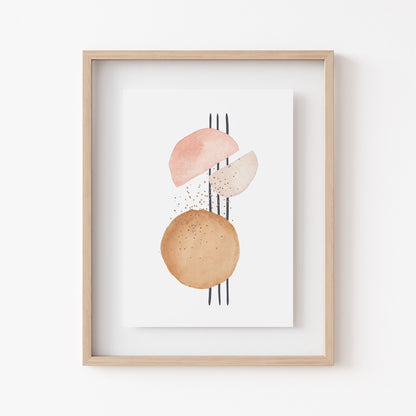 Watercolor Patel Print