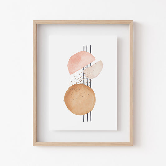 Watercolor Patel Print