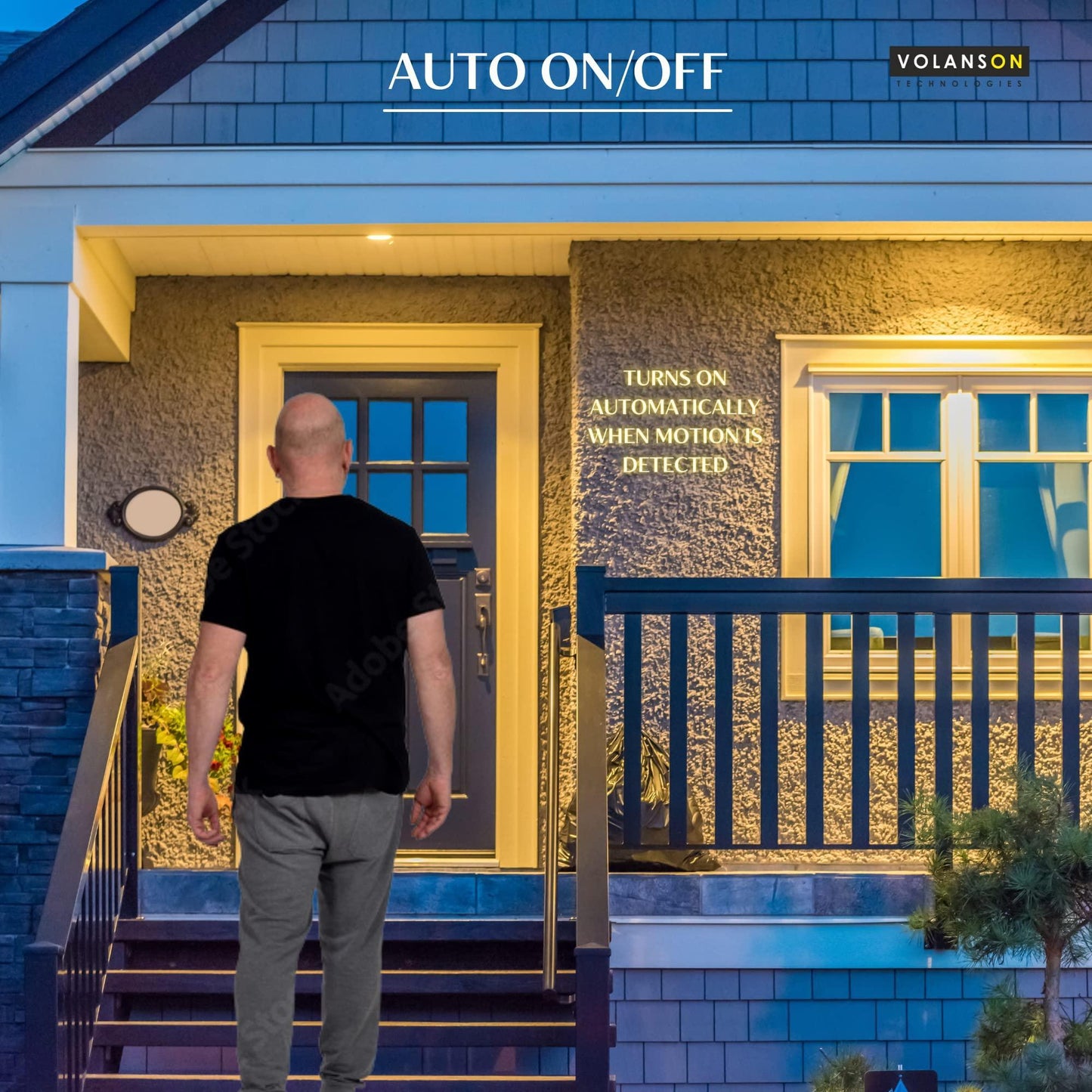 Motion Sensor Light Bulbs with Dusk to Dawn Sensor Indoor Motion