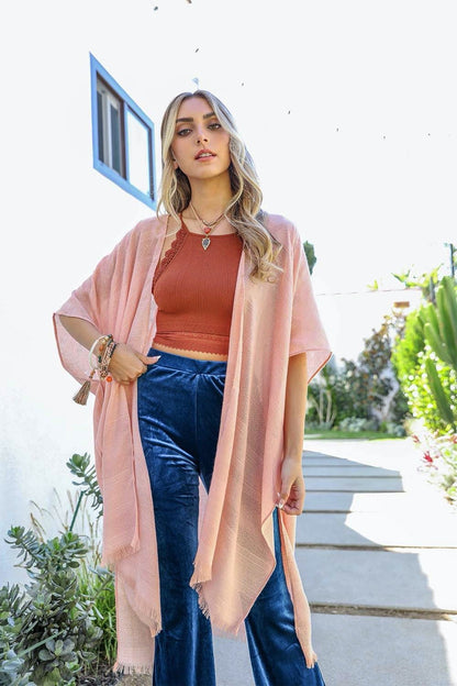 Diamond Embroidered Kimono
