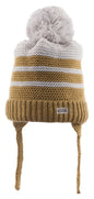 Infant Boys' Knitted Winter Beanie With Earflaps