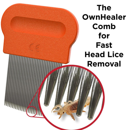 Lice Comb [Pack of 3]   Fast Removal of Lice Eggs Nits and Dandruff.