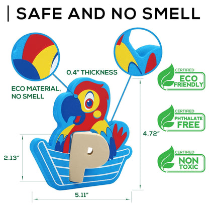 Non Toxic Foam Bath Toys for Boys Girls   Wet & Stick   Bathtub