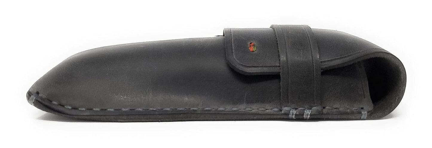 MyMesken Leather Eyeglass Case  Genuine Leather Protects Sunglasses