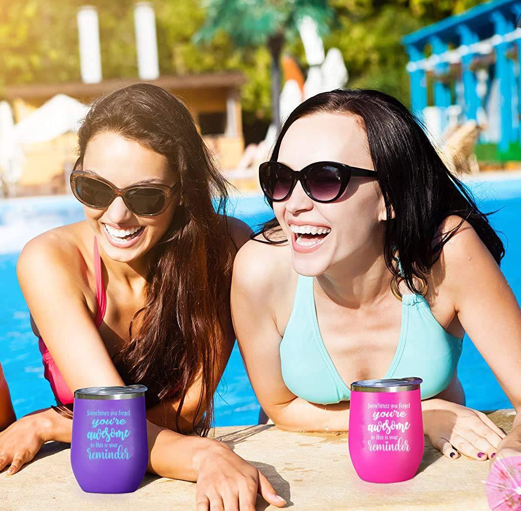 You‚Äôre Awesome Wine Tumbler with Sayings For Women Thank You