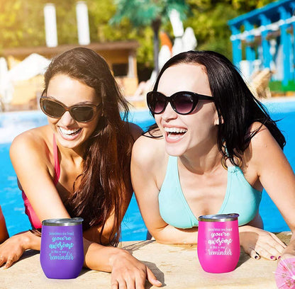 You‚Äôre Awesome Wine Tumbler with Sayings For Women Thank You