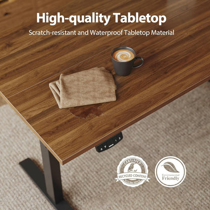 Electric Standing Desk, 48 X 24 Inches Height Adjustable Desk, Sit