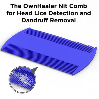 Lice Comb [Pack of 3]   Fast Removal of Lice Eggs Nits and Dandruff.