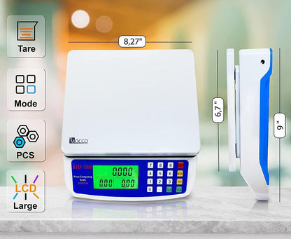30kg x 1g Electronic Computing Scale  LCD Digital Commercial Food