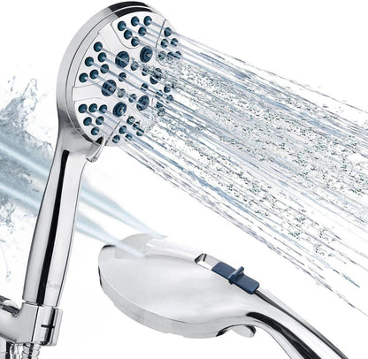 High Pressure Shower Head with Handheld   8 Spray Settings High Flow
