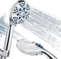 High Pressure Shower Head with Handheld   8 Spray Settings High Flow
