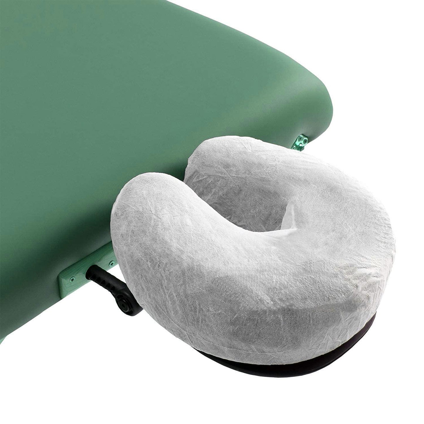 PUREVACY Disposable Face Cradle Covers 13‚Äù White Polypropylene