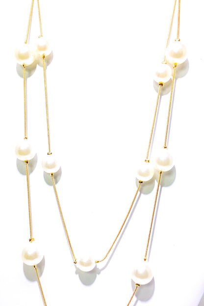 Necklace - Faith & Pearls