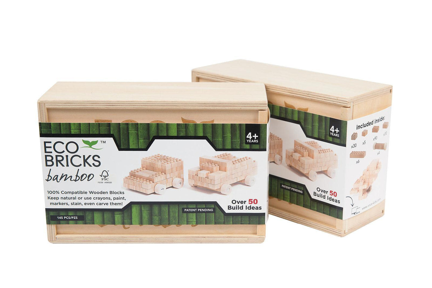 Eco-bricks Bamboo 145pcs