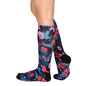 Sierra Socks Flower Patch Pattern CoolMax Socks, Nature Collection for