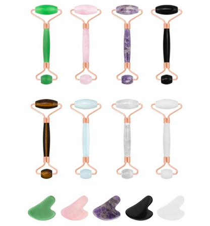 Gemmalina Rock N Roll Natural Gem Rollers and Gem Stones To Grow Young