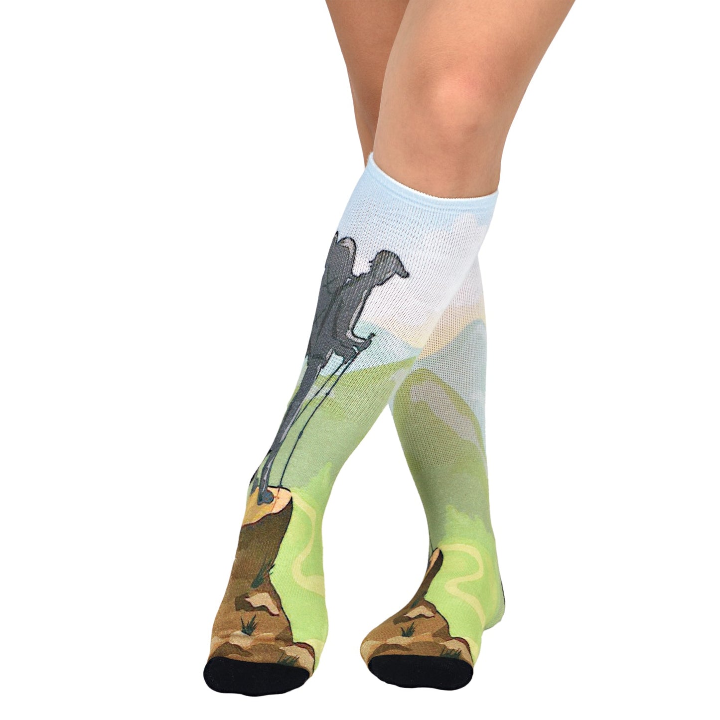 Sierra Socks Hikers Haven Pattern CoolMax Socks, Nature Collection for