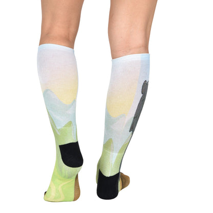 Sierra Socks Hikers Haven Pattern CoolMax Socks, Nature Collection for